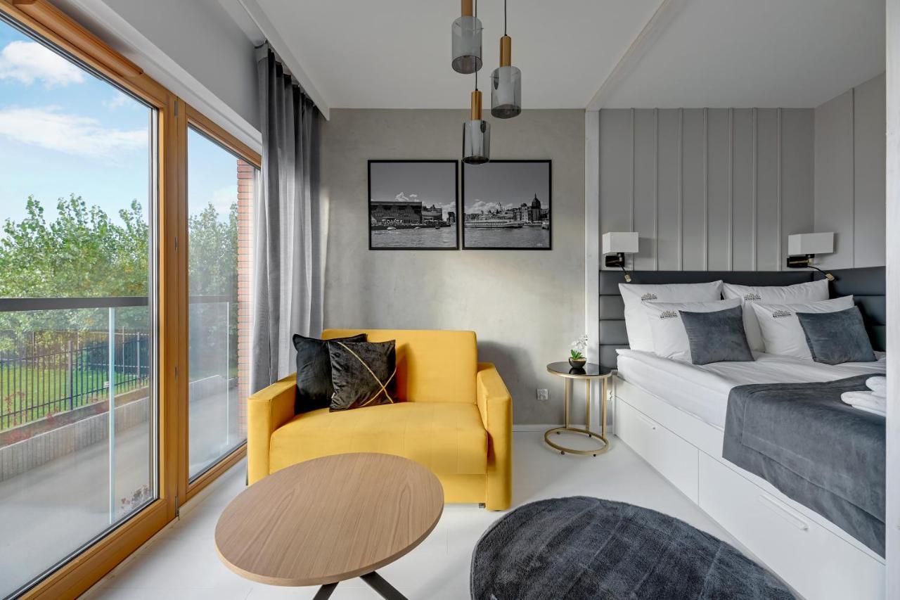 Nadmotlawie Riverside & Gym By Downtown Apartments Гданск Екстериор снимка