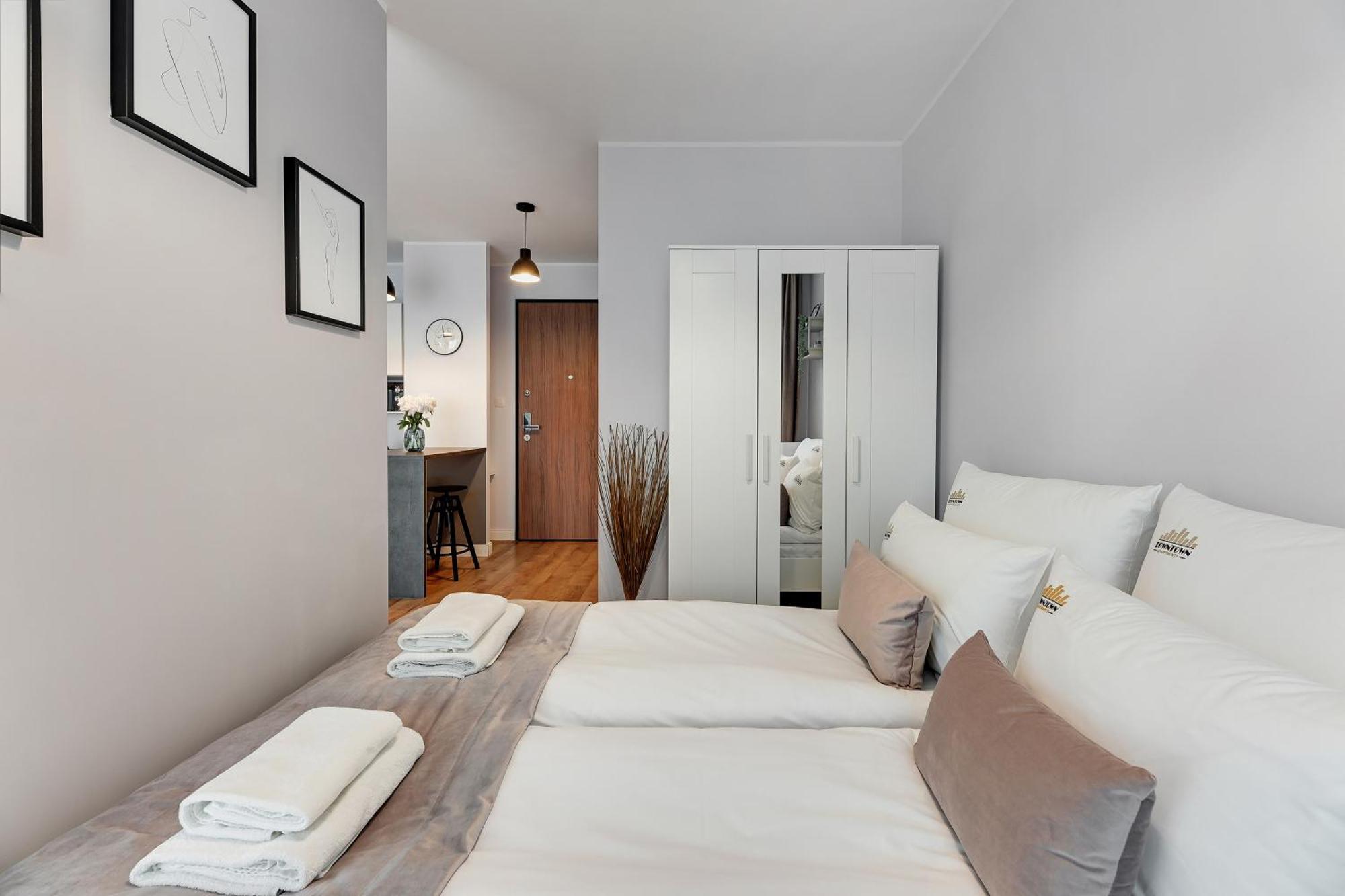 Nadmotlawie Riverside & Gym By Downtown Apartments Гданск Стая снимка